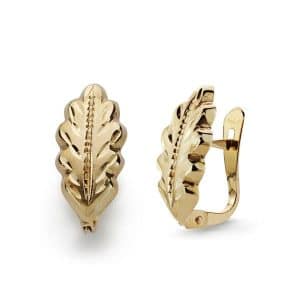 18K PENDIENTES LAPIDADOS