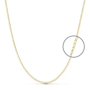 18K CADENA MACIZA BILBAO 40CM