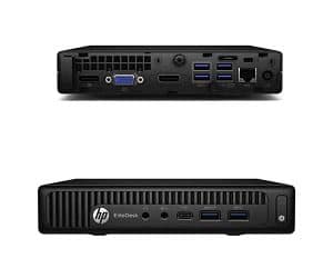 HP Elitedesk 600 G2 CPU mini i5-6500 8GB/256GB SSD Win 7 Negro Ocasion