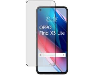 OPPO Find X3 Lite Cristal templado 4D Negro