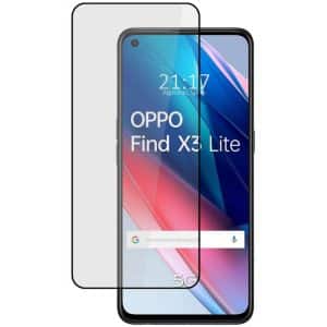 OPPO Find X3 Lite Cristal templado 4D Negro