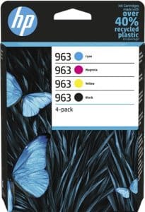 HP Pack cartuchos originales 963 negro + 963 color