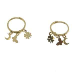Pendientes aros de Oro