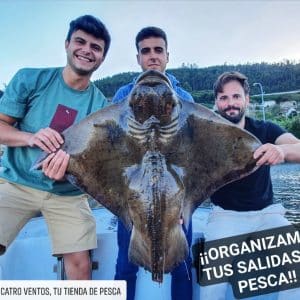 Pesca de la raya látigo gigante