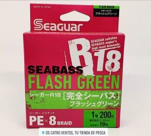 SEAGUAR SEABASS R18 PE 1 0,16MM 19LB 200M