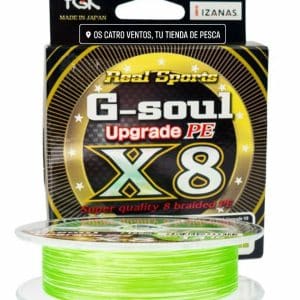 YGK G-SOUL X8 PE 1.0 (0,16MM) 22LB 200M