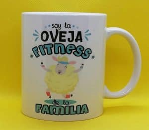 TAZA SOY LA OVEJA FITNESS