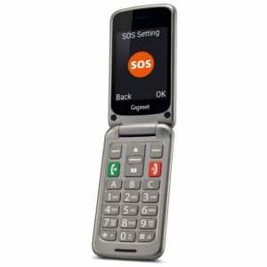 GIGASET GL590 Telefono movil Senior 2.8" con tapa Dual Sim Gris S30853