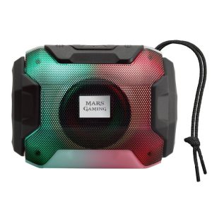 MARS GAMING MSBAX Altavoz bluetooth 5.0 con RGB control 10W FM Negro