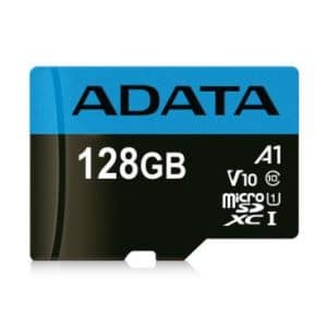 ADATA Premier Micro SDXC 128GB + adapt CL10 UHS-I AUSDX128GUICL10A1-RA