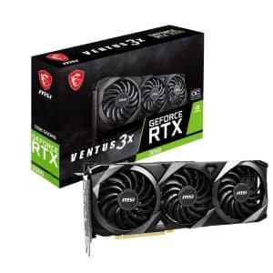 MSI GeForce RTX3060 Ventus 3X Tarjeta Grafica 12GB OC GDDR6 912-V397-4