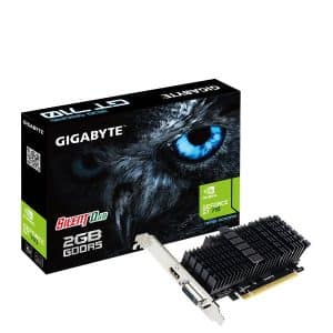 GIGABYTE nVidia GeForce GT710 Tarj grafica 2GB DDR5 HDMI DVI-D PCIe