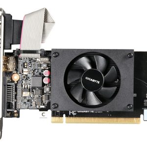 GIGABYTE Tarj. grafica NVIDIA Geforce GT710 2gb DDR3 HDMI+DVI+VGA GV-N