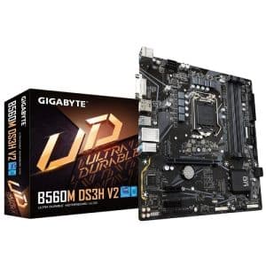 GIGABYTE B560M DS3H V2 Placa base Intel LGA1200 11th gen DDR4 mATX PCI