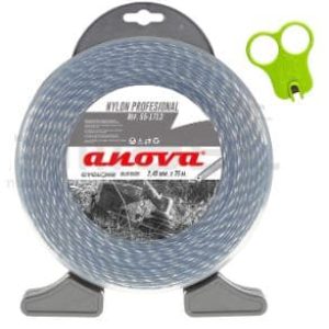 NYLON TRENZADO (2,4mm x 75m) CYCLONE ANOVA DISPENSADOR