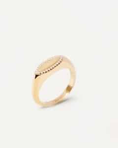 ANILLO EN BAÑO DE ORO