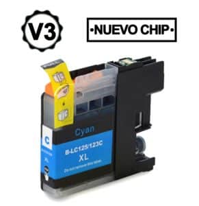 BROTHER Cartucho tinta compatible LC125XL Cyan