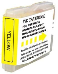 BROTHER cartucho tinta compatible LC1000XL/LC970XL AMARILLO