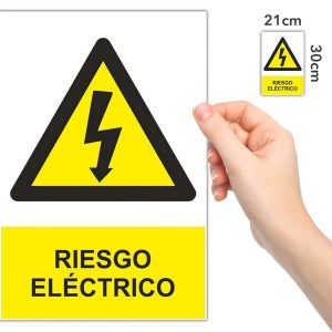 SEÑAL RIESGO ELECTRICO 21X30 RD 30007