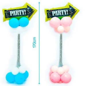 SET DE GLOBOS con soporte 17PCS