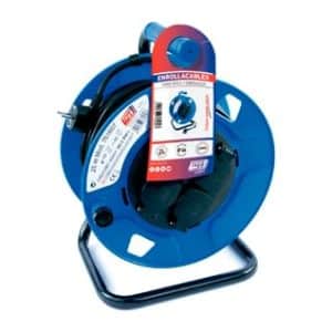 Enrollacables extensible tayg  4 bases  25 metros 3000w