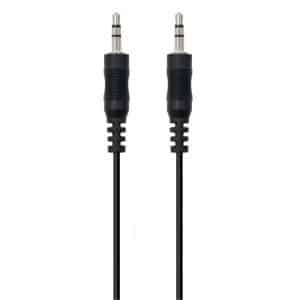 EWENT EC1606 Cable jack 3.5 M/M negro 2mts