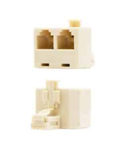 NANOCABLE Bifurcador telefono RJ11 6P4C 2x1 beige 10.33.0502-OEM