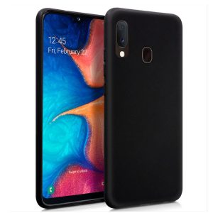 SAMSUNG A202 Funda TPU negro Galaxy A20e