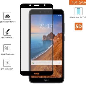 XIAOMI Redmi 7A Cristal templado 4D negro