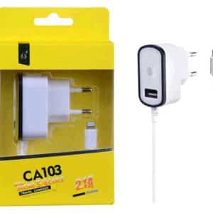 ONE PLUS CA103 Cargador iphone 5/6 2.1A con conector USB 21101032