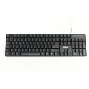 IGGUAL CK-Frameless-105T Teclado estandar USB Negro IGG3175010