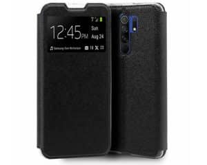 XIAOMI Redmi 9 Funda libro c/ventana negro