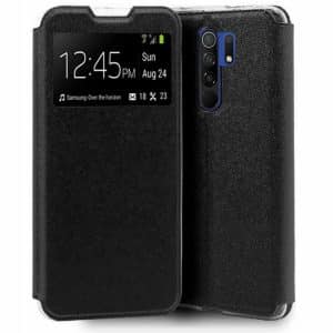 XIAOMI Redmi 9 Funda libro c/ventana negro