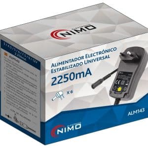 NIMO ALM143 Transformador electronico universal 2250mAh 3-12VCC 6punta