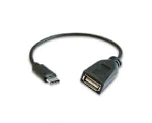 3GO C135 Cable OTG tipo C 15cm negro