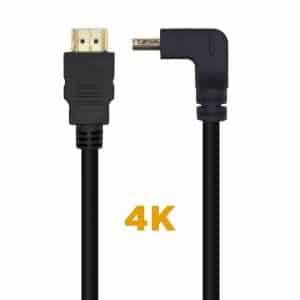 AISENS A120-0457 Cable HDMI Negro 2.0m Acodado