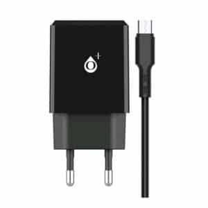 ONE PLUS A6197 Adaptador 2xUSB 2.4A + cable micro usb Negro 2002132