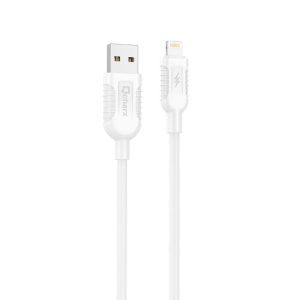 QCHARX Athens Cable USB a lightning 3A blanco