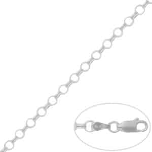 CADENA PLATA 925MM ROLOT