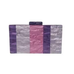 Bolso Fiesta Rayas Anchan Mármol Buganvilla