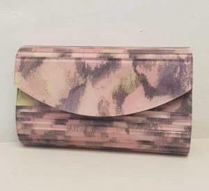 Bolso de Fiesta Baguette Nacar Rosa