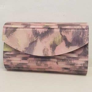Bolso de Fiesta Baguette Nacar Rosa