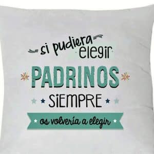 COJÍN PADRINOS SIEMPRE
