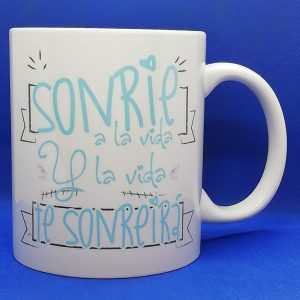 TAZA SONRÍE A LA VIDA