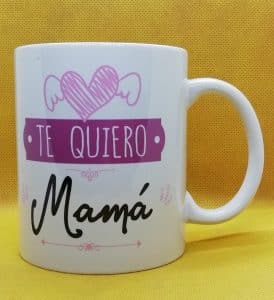 TAZA TE QUIERO MAMÁ