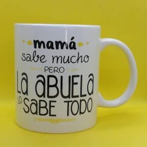 TAZA ABUELA SABE TODO