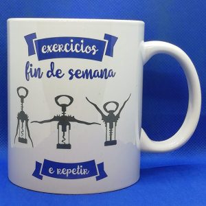 TAZA EXERCICIOS FIN DE SEMANA