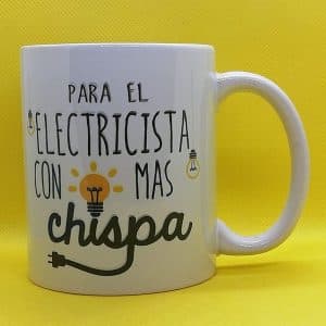 TAZA ELECTRICISTA CON CHISPA