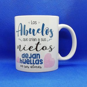 TAZA ABUELOS HUELLAS
