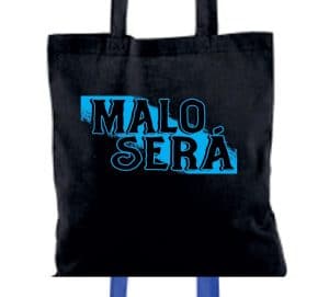 Bolsa de tela Malo será color negro
